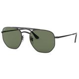 Oculos Sol Ray Ban Rb3609 148/71 54 Preto Fosco Lente Verde G15