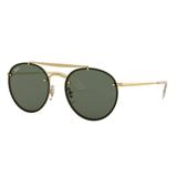 Oculos Sol Ray Ban Rb3614n 914071 54 Dourado Lente Verde G15