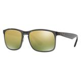Oculos Sol Ray Ban Rb4264 876/6o 58 Cinza Lente Verde Polarizada Chromance