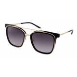 Oculos solar ana hickmann ah9247 a01 preto haste metal medidas 55-19-145