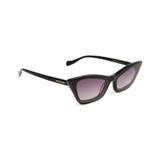 Óculos Solar Ana Hickmann Modelo AH9278 A01 Preto Brilho EyeCat Medidas 64-17-143