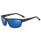 Óculos solar arnette borrow an4259 01/55 preto lente azul espelhado medidas 63-17-135