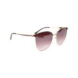 Óculos Solar Bulget BG3260 07A Vermelho Dourado Lente Degradê Medidas 59-17-142