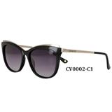 Óculos Solar Carmen Vitti Modelo CV0002 C1 Haste Metal Lente Polarizado Medidas 53-15-138