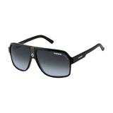Óculos Solar Carreira Modelo 33/S 8VC 6211 Preto Detalhe em Couro L Polarizado Tamanho 62 - Carrera