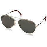 Óculos Solar CARRERA Modelo 183/F/S O63 62QT Aviador Metal Dourado Tamanho 62