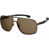 Óculos Solar Carrera Modelo 4012/S VZH 63SP Metal Lente Marrom Tamanho 63