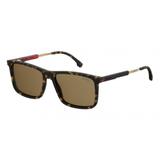 Óculos Solar CARRERA Modelo 8029/S 086 57SP Tartaruga Medidas 57-17-145
