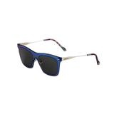 Óculos solar colcci c0121g3298 prata fosco frente azul