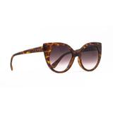 Óculos Solar EVOKE Modelo SUPER CAT G21 Demi Matte Gold Brown Gradient Tamanho 53