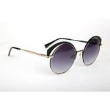 Óculos Solar Feminino Atitude Modelo AT3177 09A Preto e Dourado Medidas 53-23-142