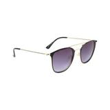 Óculos Solar Feminino Atitude Modelo AT3235 09A Dourado Metal Medidas 52-21-145