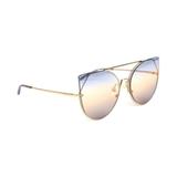 Óculos Solar Feminino Hickmann Modelo HI3068 04B Metal Medidas 58-18-145