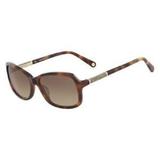 Óculos solar feminino nine west modelo nw627s 237 tartaruga medidas 57-16-135