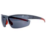 Óculos Solar Fox Modelo FOX011 C3 Cinza Vermelho Medidas 61-18-127