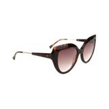 Óculos Solar Hickmann Eyewear Modelo HI9086 G21 Tartaruga Lente Degradê Medidas 56-18-143