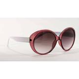 Óculos Solar Hickmann Modelo HI5002 D01 Oval Rosa Translúcido Haste Branca Medidas 58-17-140
