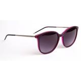 Óculos Solar Hickmann Modelo HI9028 H01 Roxo Haste Metal Medidas 55-19-150