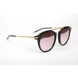 Óculos Solar Hickmann Modelo HI9030 A03 Preto Haste Metal Lente Espelhado Medidas 52-22-145