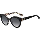 Óculos Solar Kate Spade KARLEIGH/S 2TB 519O Preto Acetato Haste Interno Tartaruga Medidas 51-20-140