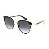 Óculos Solar Kate Spade New York JANALEE/S 807 539O Preto Haste Turtle Medidas 53-20-140