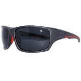 Óculos Solar Masculino Fox Modelo FOX012 C3 Cinza Lente Polarizado Medidas 63-16-126