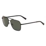 Óculos solar masculino nautica modelo n4637sp 005 preto metal lente polarizado medidas 57-15-145
