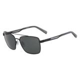 Óculos solar masculino nautica modelo n5126s 005 matte black preto metal medidas 57-17-140