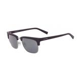 Óculos solar nautica modelo n3631sp 420 preto meia armação lente polarizado medidas 55-14-145