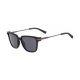 Óculos solar nautica modelo n3635sp 001 preto haste cinza metal lente polarizado medidas 54-18-145