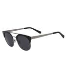 Óculos solar nautica modelo n4630sp 005 preto oval haste metal lente polarizado medidas 52-20-145