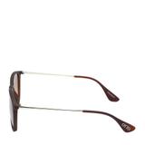 Óculos Solar Otto marrom fosco e dourado EYESIGHT
