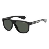 Óculos Solar Polaroid Modelo PLD 2080/S 003 58M9 Preto Cinza L Polarizado Medidas 58-14-140