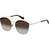 Óculos Solar Polaroid Modelo PLD 4057/S 01Q 60LA Dourado Metal Lente Polarizado Medidas 60-18-145