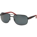 Óculos Solar Polo Ralph Lauren PH3093 9277/81 Preto L Polarizado Medidas 62-17-130
