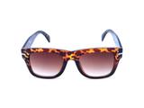 Óculos solar Prorider com Animal Print e Lente Degrade Marrom