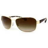 Óculos Solar Ray-Ban Modelo RB3518L 001/1363 Tartaruga Medidas 63-16-130 - Ray ban