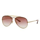 Óculos Solar Ray-Ban Modelo RB3584N 91400T Dourado L Pink Degradê Medidas 58-13-145 - Ray ban
