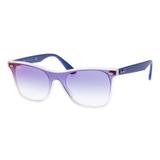 Óculos Solar Ray Ban Modelo RB4440-N Transparente Azul