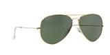 Óculos solar ray-ban rb3026l l2846 aviador dourado metal l verde tamanho 62 - Ray ban