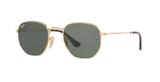 Óculos solar ray-ban rb3548nl 001 hegagonal dourado l verde tamanho 54 - Ray ban