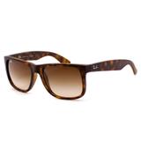 Óculos solar ray-ban rb4165l 710 justin tartaruga tamanho 55 - Ray ban