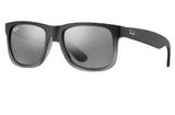 Óculos Solar Ray-Ban RB4165L 852/88 Justin Tamanho 57 Preto/Cinza - Ray ban
