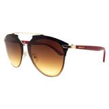 Óculos Solar Sabrina Sato Modelo SB7016 C4 Metal Haste Vermelho Tamanho 63-11-139