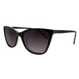 Óculos Solar Sabrina Sato Modelo SS365 - C1 - Preto Acetato Lente Polarizado Medidas 56-17-140