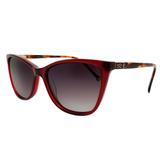 Óculos Solar Sabrina Sato Modelo SS365 - C3 Vinho Acetato Lente Polarizada Medidas 56-17-140