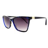 Óculos Solar Sabrina Sato Modelo SS372 - C3 - Azul Acetato Lente Polarizado Medidas 56-17-142