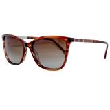 Óculos Solar Sabrina Sato Modelo SS402 - C2 - Marrom Acetato Lente Polarizado Medidas 56-16-142