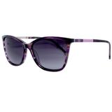 Óculos Solar Sabrina Sato Modelo SS402 C3 Acetato Lilás Mesclado Lente Polarizada Medidas 56-16-142