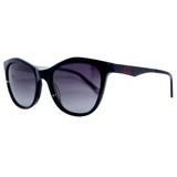 Óculos Solar Sabrina Sato Modelo SS409 - C1 - Preto Acetato Lente Polarizado Medidas 54-19-142